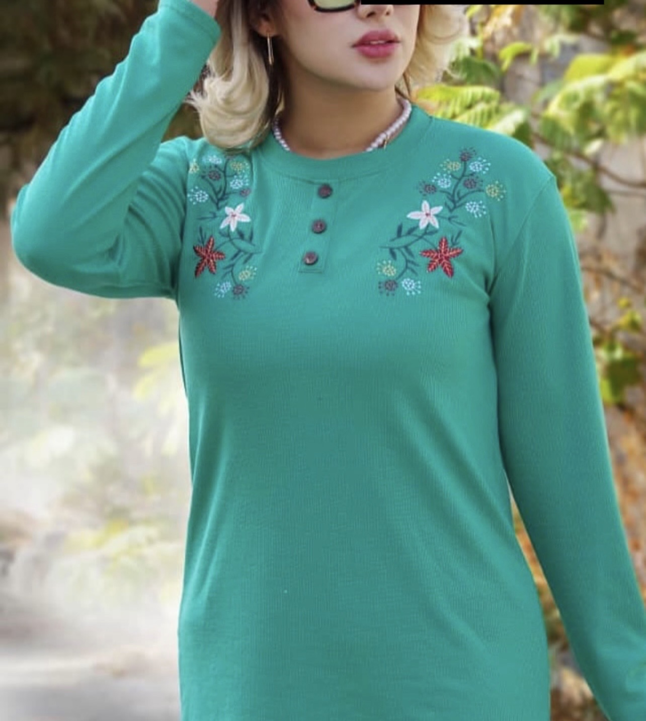 بلوز زنانه قاپکدار